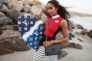 Laura Harrier in a Louis Vuitton campaign