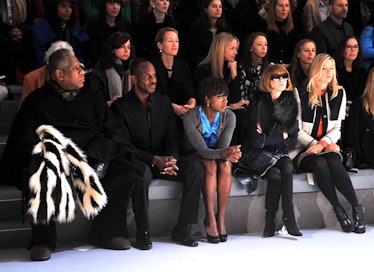 Front row at a Vera Wang show