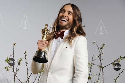 Jared Leto with his Oscar.