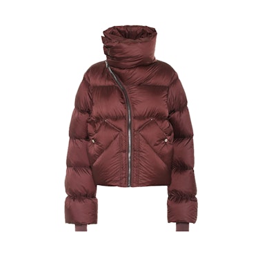 Rick Owens red puffer jacket