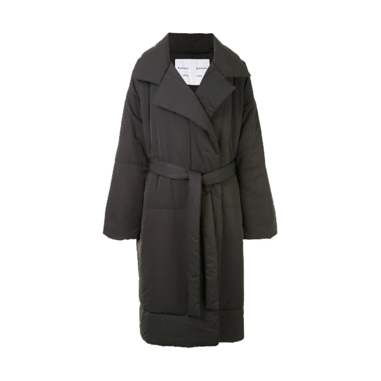 Proenza Schouler full-length black puffer jacket