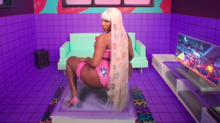 Meghan Thee Stallion in the Cry Baby video