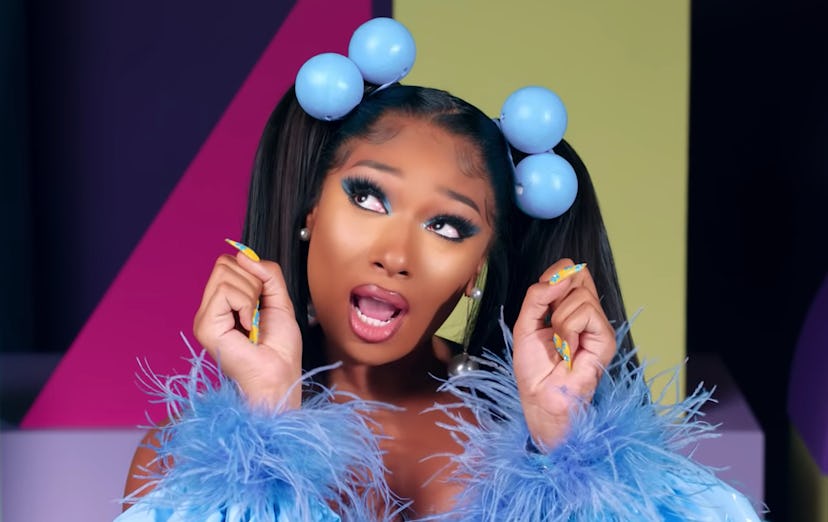 Meghan Thee Stallion in the Cry Baby video