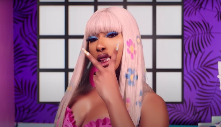 Meghan Thee Stallion in the Cry Baby video