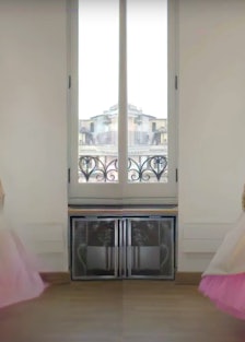 A still from a Valentino video
