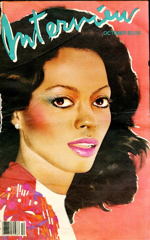 Interview song cover with the portrait of Diana Ross