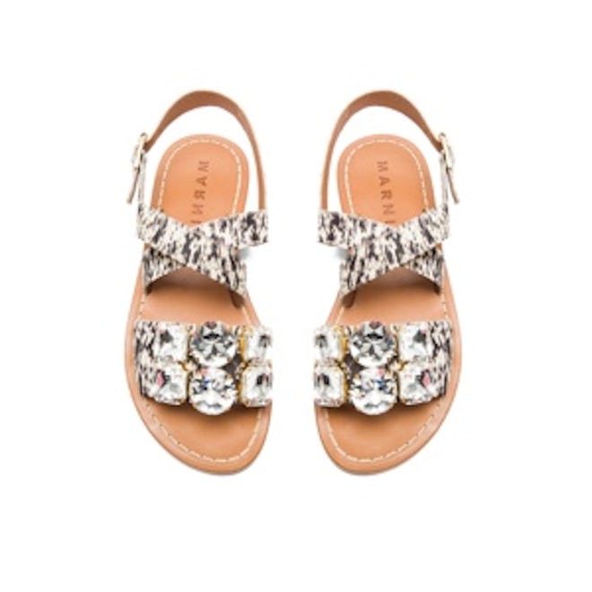 Calf Hair Sandals