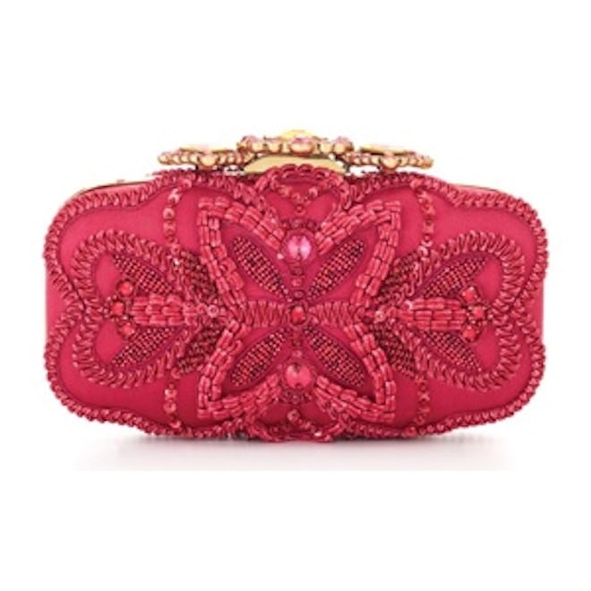 Embellished Box Clutch in Pink