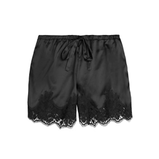 Lace-Trimmed Shorts