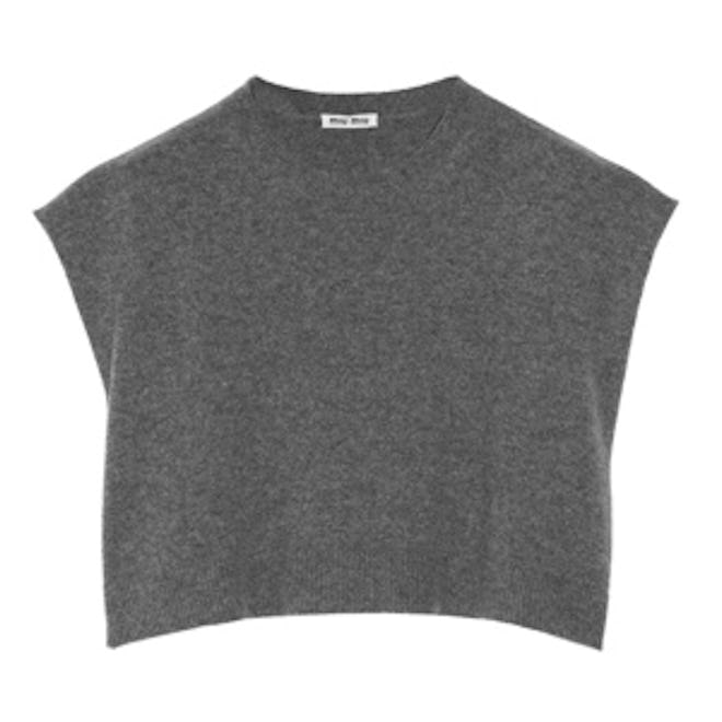 Cropped Cashmere Sweater