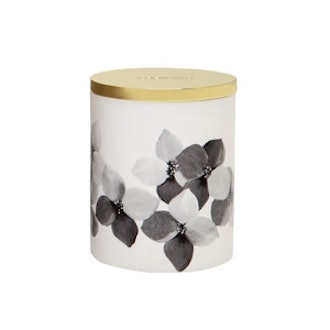 Porcelain Orchid Print Lidded Candle