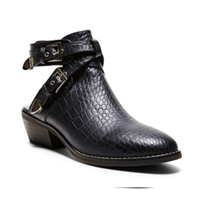 TMOSCOW Croc Ankle Booties
