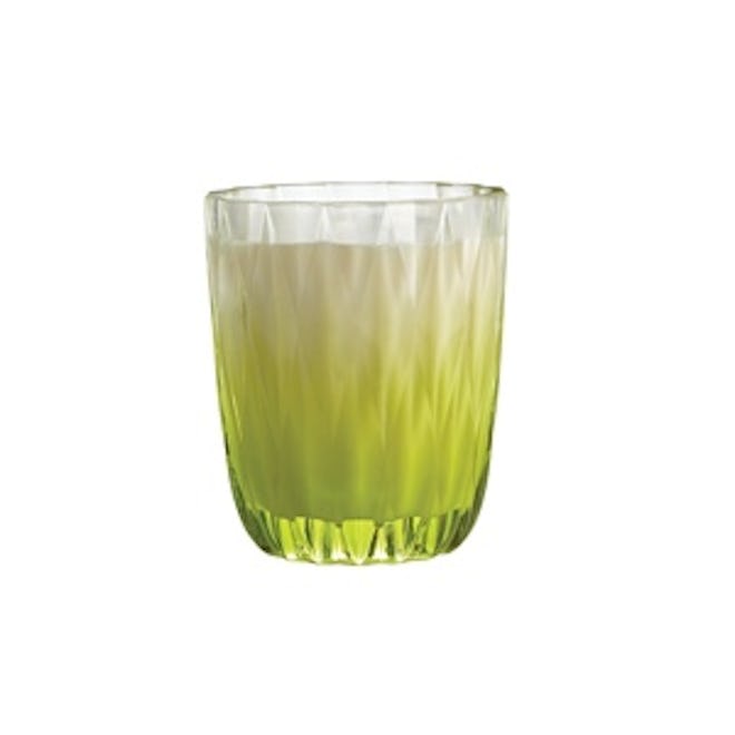 Chartreuse Glass Candle