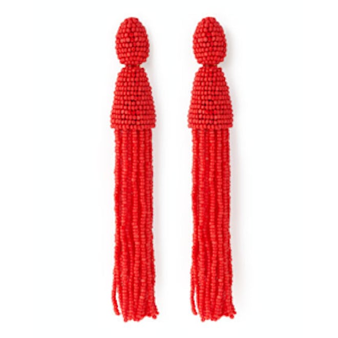 Beaded Tassel Earrings