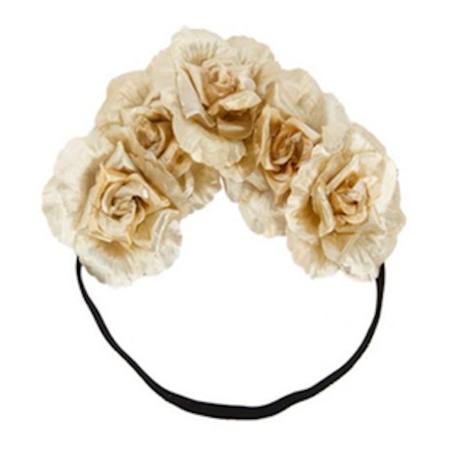 Metallic Flower Crown