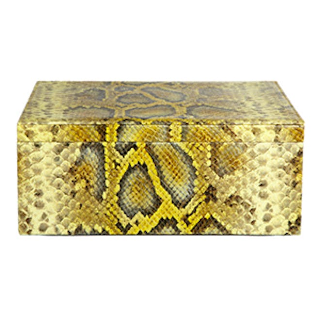 Python Embossed Box