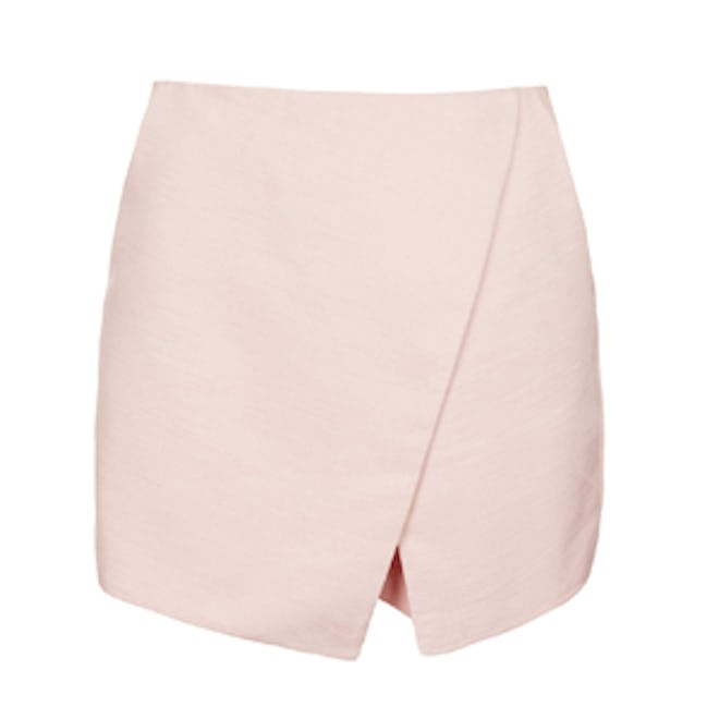 Pink Ottoman Wrap Skort