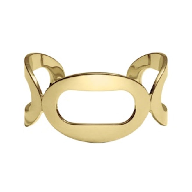 Open Lock Link Cuff Bracelet