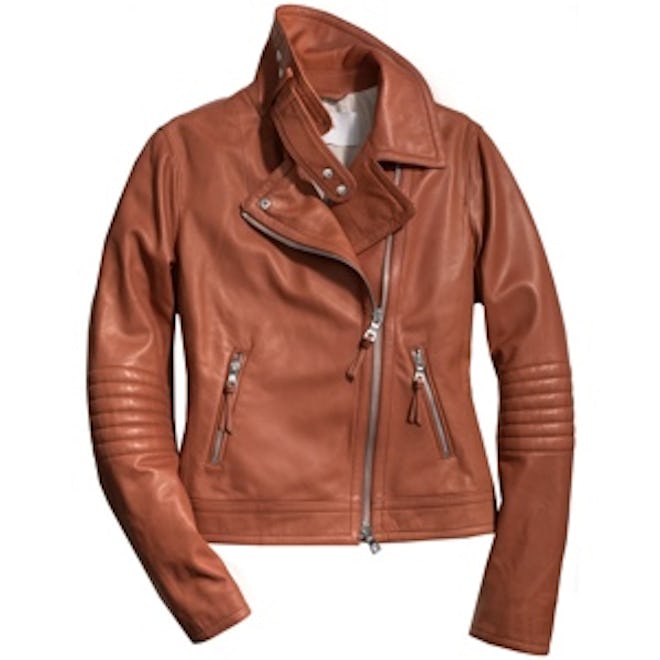 Slim Leather Moto Jacket