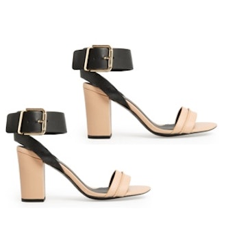Ankle Cuff Leather Sandals