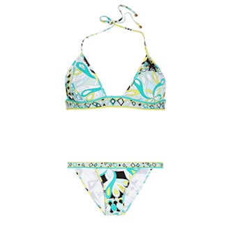 Printed Triangle Bikini