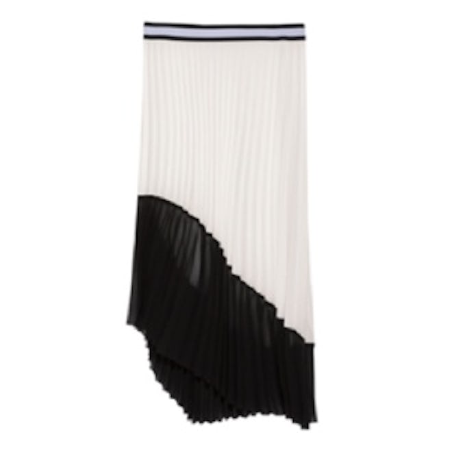 Two Tone Pleated Skirt