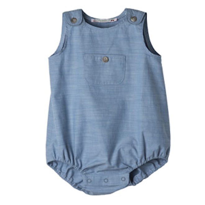 Chambray Romper Suit