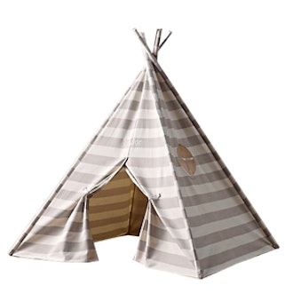 Canvas Striped Play Tent