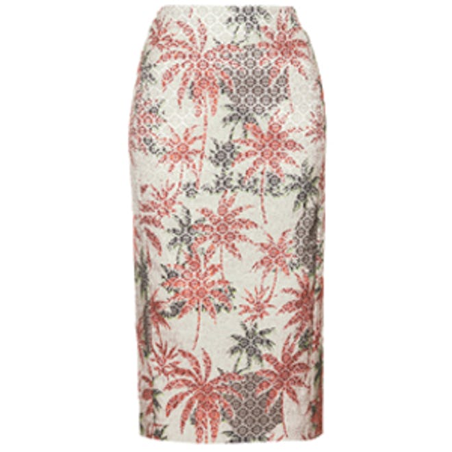 Jacquard Palm Skirt