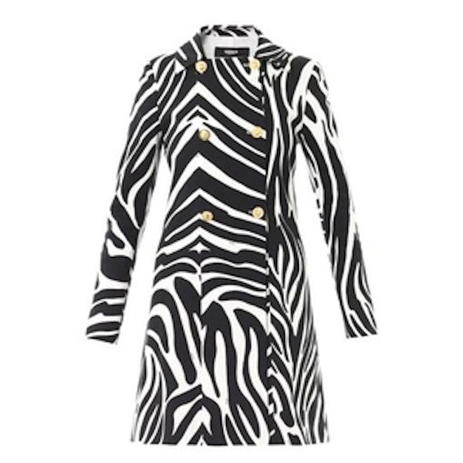 Zebra-Print Coat