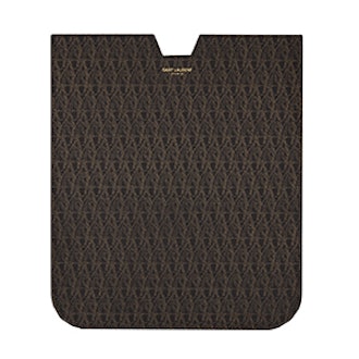 IPad Sleeve In Canvas And Leather