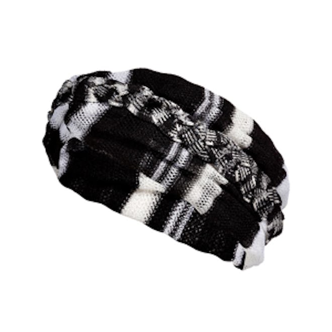 Black & White Knit Turban