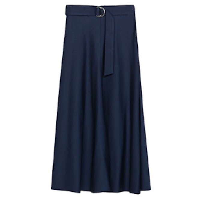 Midi Skirt With Belt