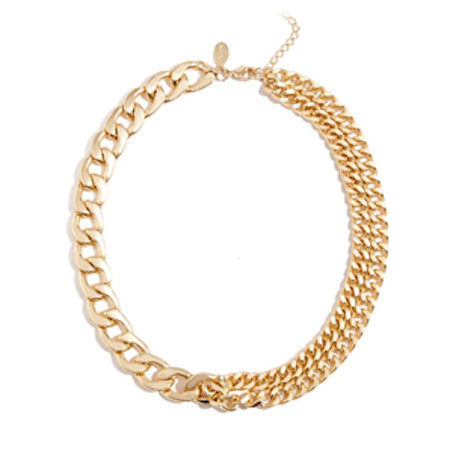 Gold Chain Link Necklace