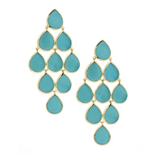 Turquoise Cascade Earrings