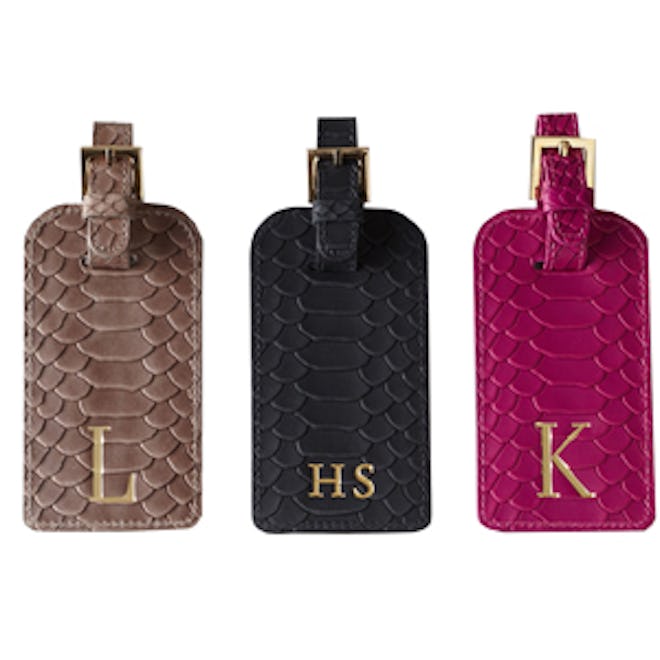 Monogrammed Luggage Tag