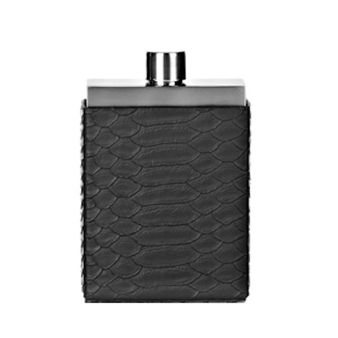 Flask With Snakeskin Embossed Case