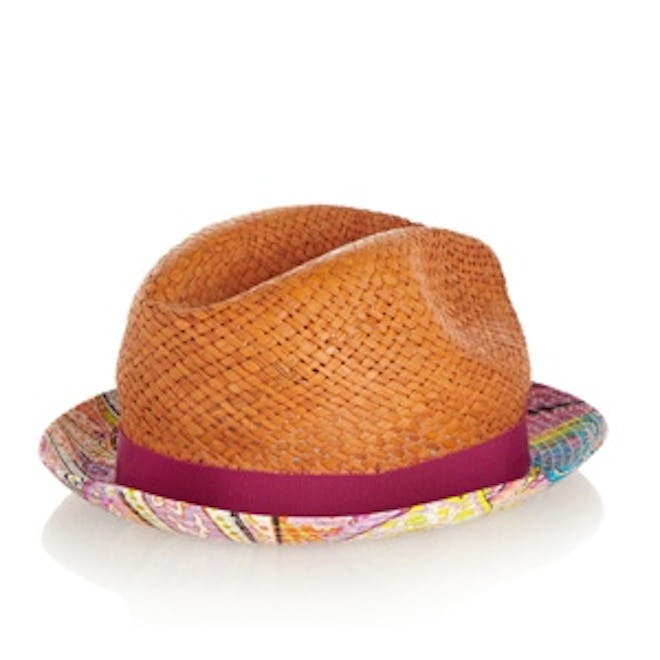 Woven and Cotton Fedora