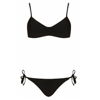 Black Lattice Ring Bikini