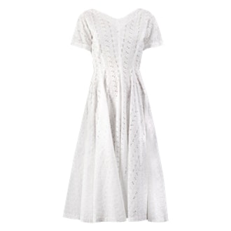 Eyelet Embroidered Dress