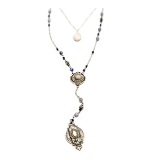 Double Layer Rosary Necklace
