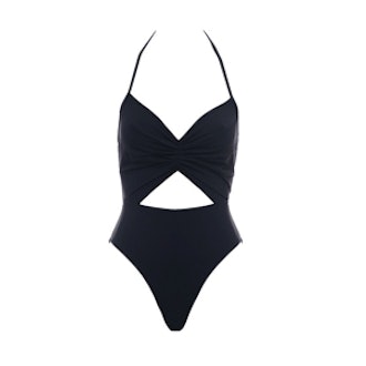 Flora Maillot Swimsuit in Onyx