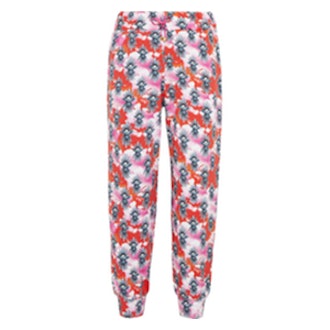 Printed Cottron-Jersey Track Pants