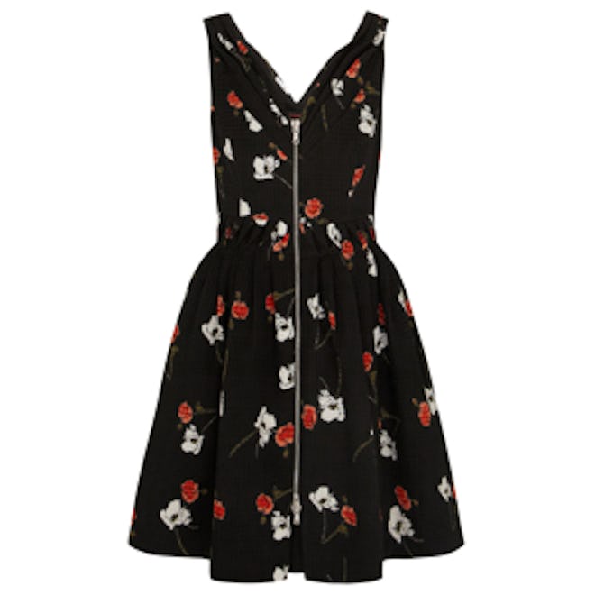 Floral-Print Cotton Dress