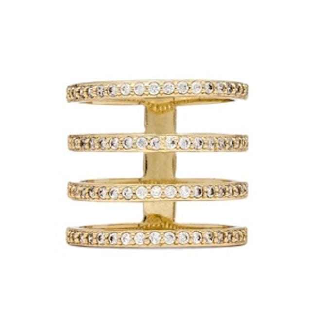 Pave 4 Tier Ring
