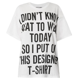 Slogan-Print T-Shirt