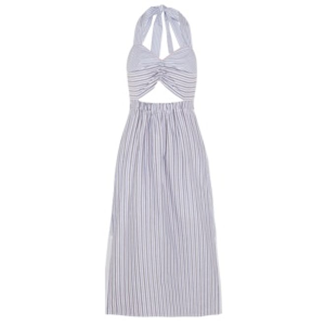 Cutout Striped Dress