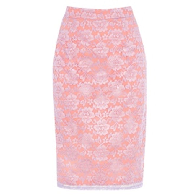 Two Tone Lace Skirt