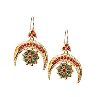 Turkish Red Crescent Earrings