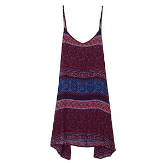 Printed Drop-Waist Cami Dress